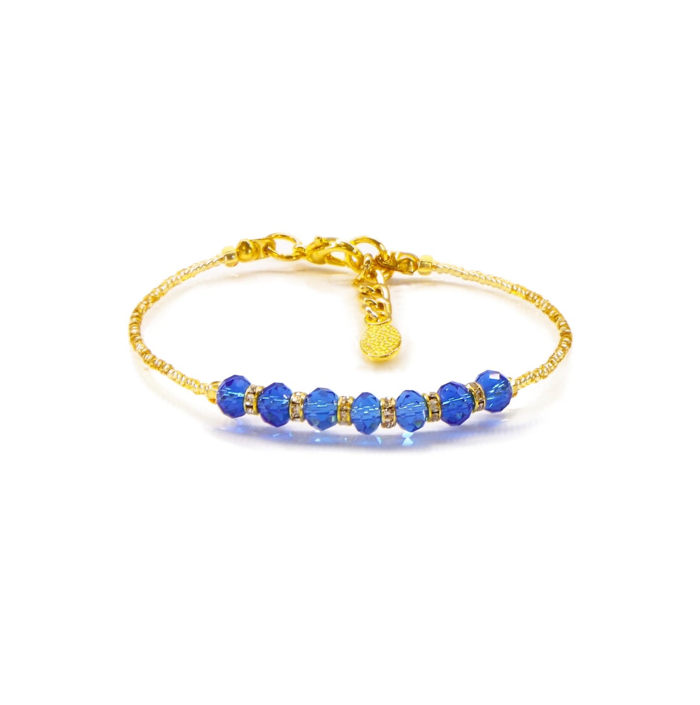 bracciale-gioiello-perle-vetro-cristallo-boemia-blu-oro-sospiri-venezia-decoro-doge-singolo-fashion-idea-regalo-elegante-fondo-bianco