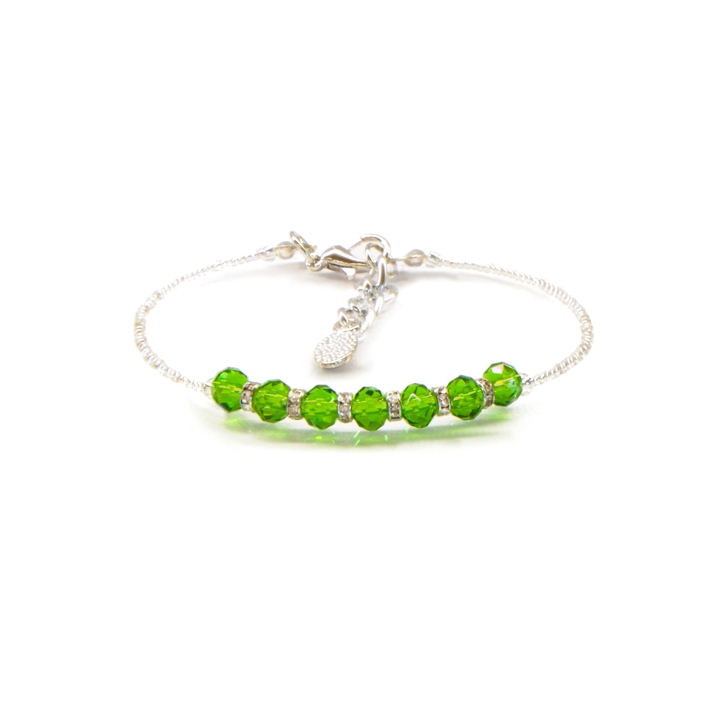bracciale-gioiello-perle-vetro-cristallo-boemia-verde-argento-sospiri-venezia-decoro-doge-singolo-fashion-idea-regalo-elegante-fondo-bianco