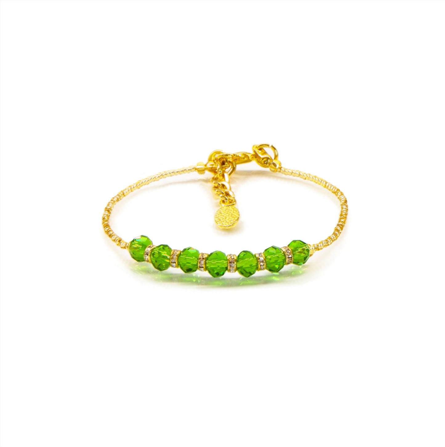 bracciale-gioiello-perle-vetro-cristallo-boemia-verde-oro-sospiri-venezia-decoro-doge-singolo-fashion-idea-regalo-elegante-fondo-bianco
