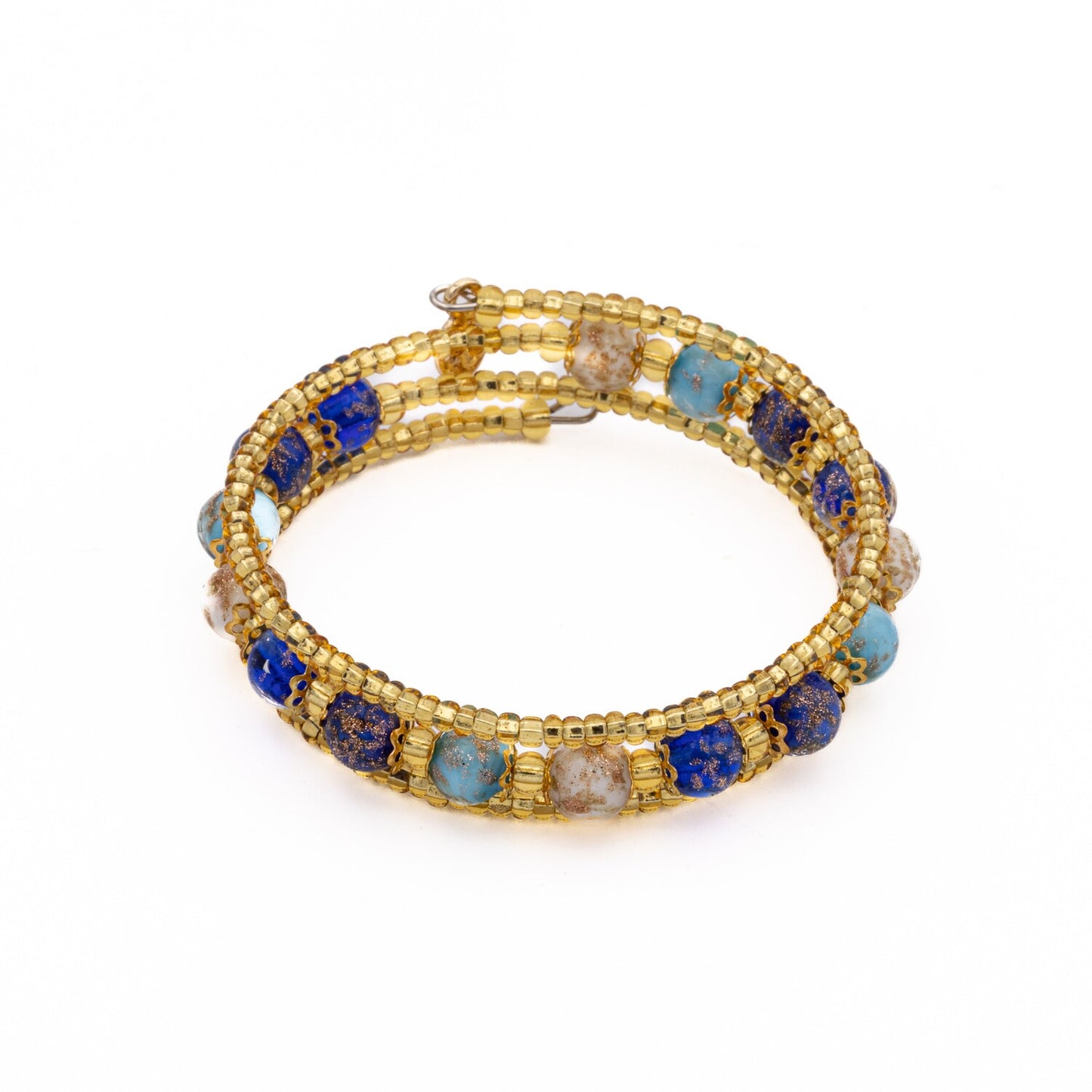bracciale-gioiello-perle-vetro-murano-multicolor-azzurro-blu-celeste-oro-sospiri-venezia-decoro-rezzzonico-fashion-idea-regalo-elegante