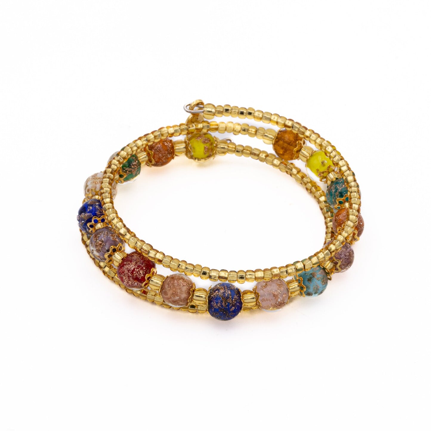 bracciale-gioiello-perle-vetro-murano-multicolor-oro-sospiri-venezia-decoro-rezzzonico-fashion-idea-regalo-elegante