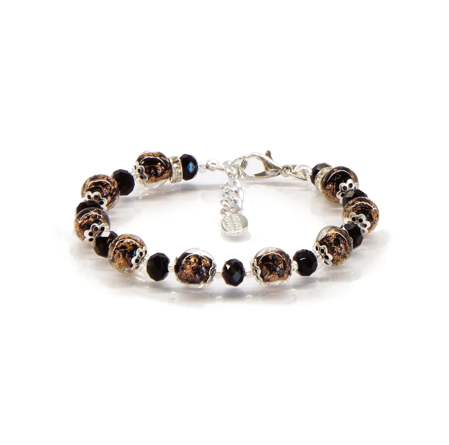 bracciale-gioiello-perle-vetro-murano-nero-argento-sospiri-venezia-decoro-rose-fashion-idea-regalo-elegante