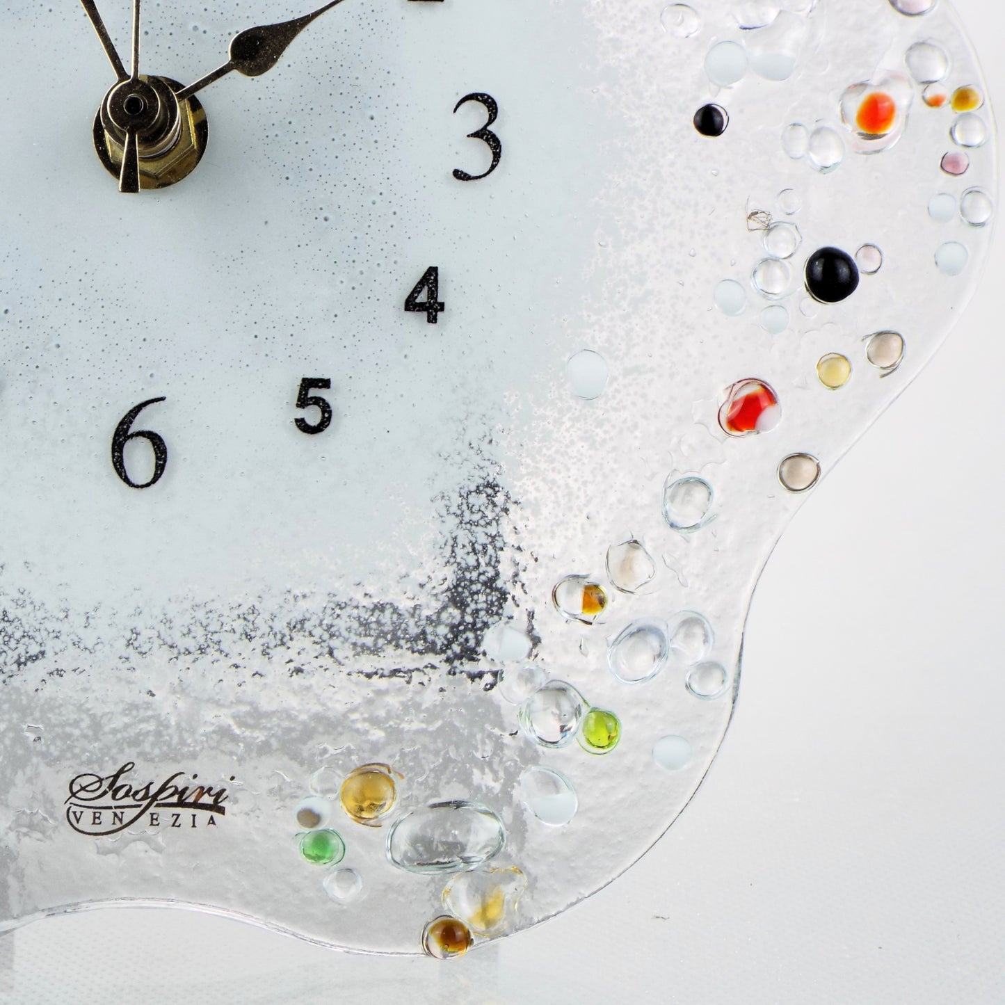 orologio-fiore-scrivania-cm-19-vetro-murano-murrine-decoro-gocce-veneziane-idea-regalo-cerimonia-bomboniera-sospiri-venezia-dettaglio