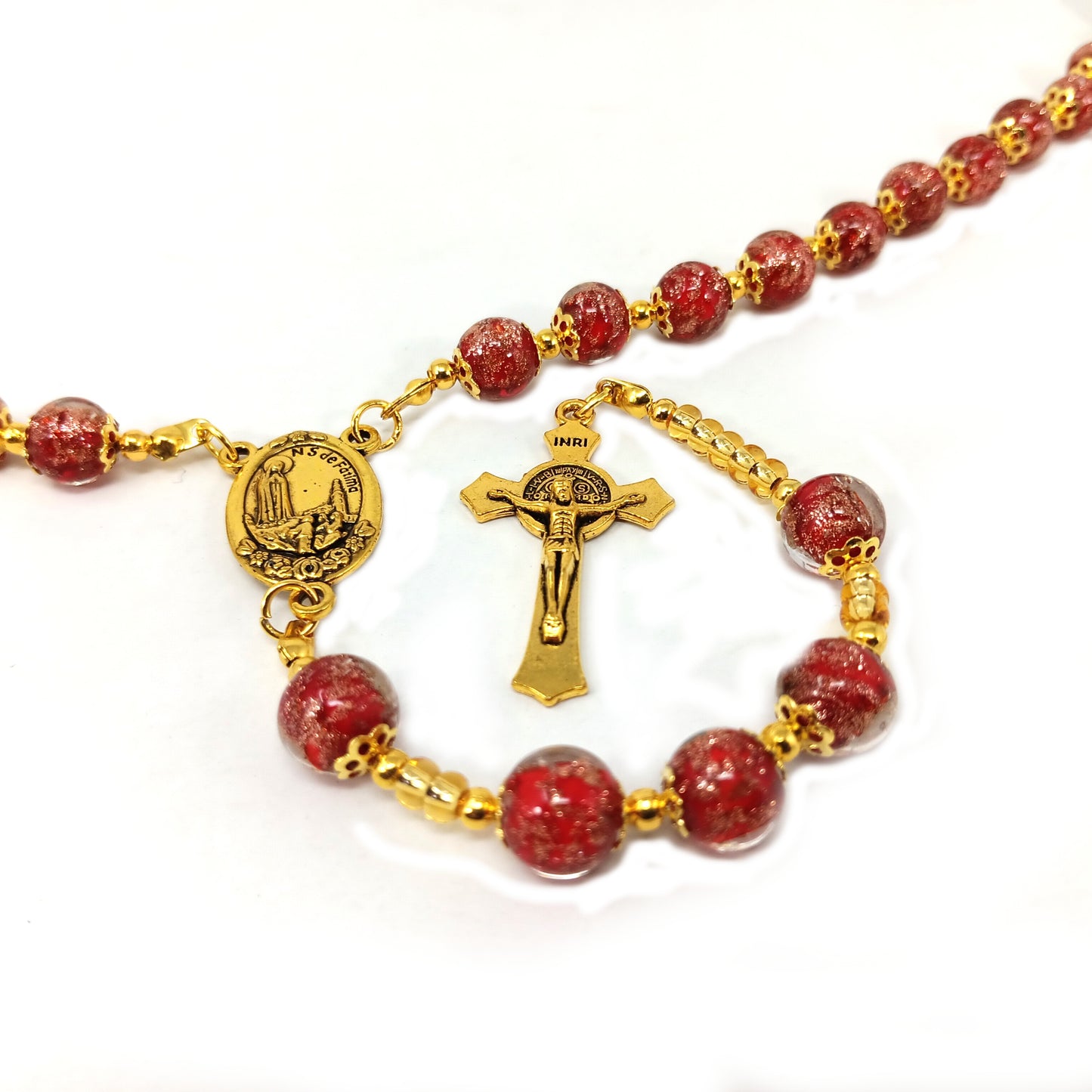 ROSARIO in perle di vetro di Murano idea regalo fashion gioiello elegante