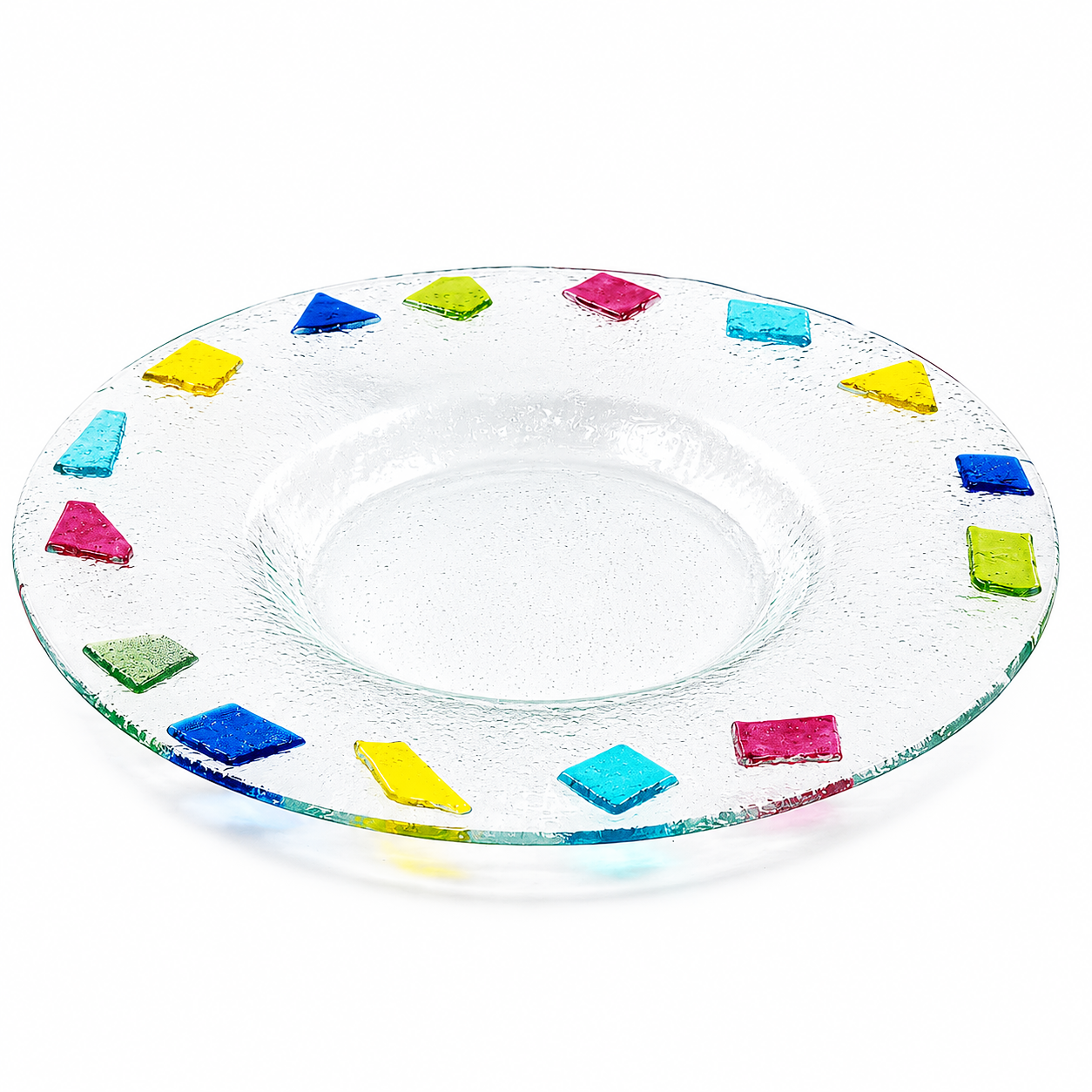 Piatto Rotondo Decorativo - Centrotavola Elegante Veneziano, Idea Regalo Design 28x28x5 cm