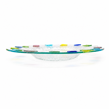Piatto Rotondo Decorativo - Centrotavola Elegante Veneziano, Idea Regalo Design 28x28x5 cm