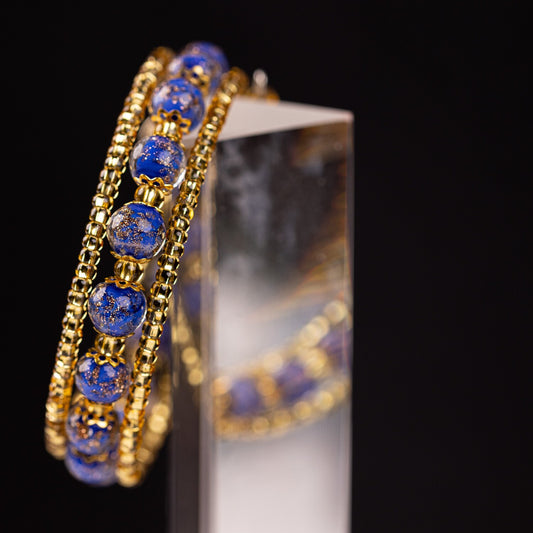 Bracciale REZZONICO in perle di vetro di Murano idea regalo fashion gioiello elegante
