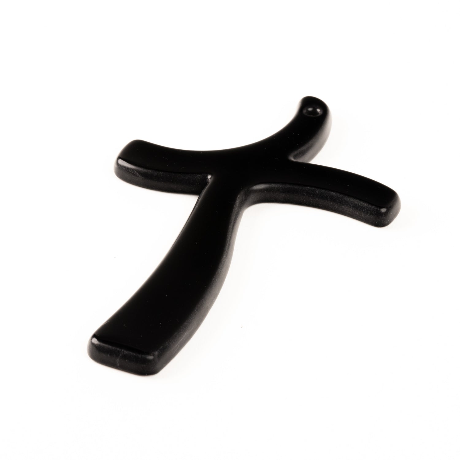 Crocifisso-in-Vetro-di-Murano-Decorato-Croce-Religiosa-da-Parete-design-nero-sospiri-venezia-02