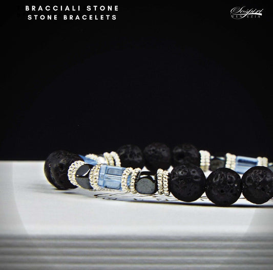 Bracciale STONE in pietre naturali idea regalo donna fashion