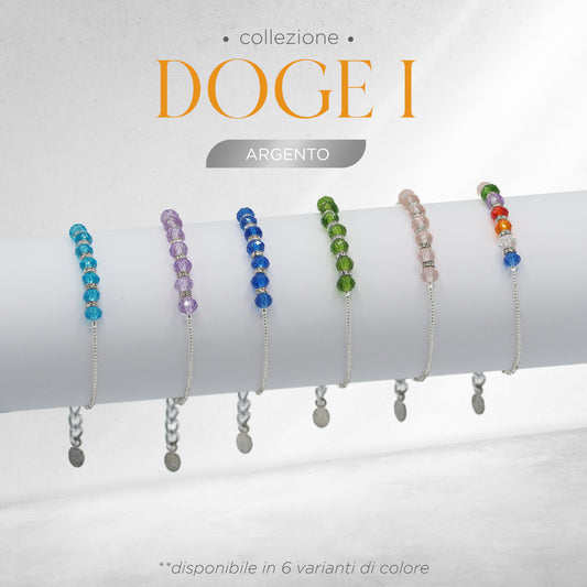 Bracciale DOGE Singolo in Cristalli di Boemia idea regalo fashion gioiello elegante