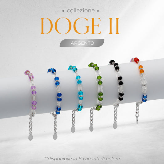 Bracciale DOGE Doppio in Cristalli di Boemia idea regalo fashion gioiello elegante