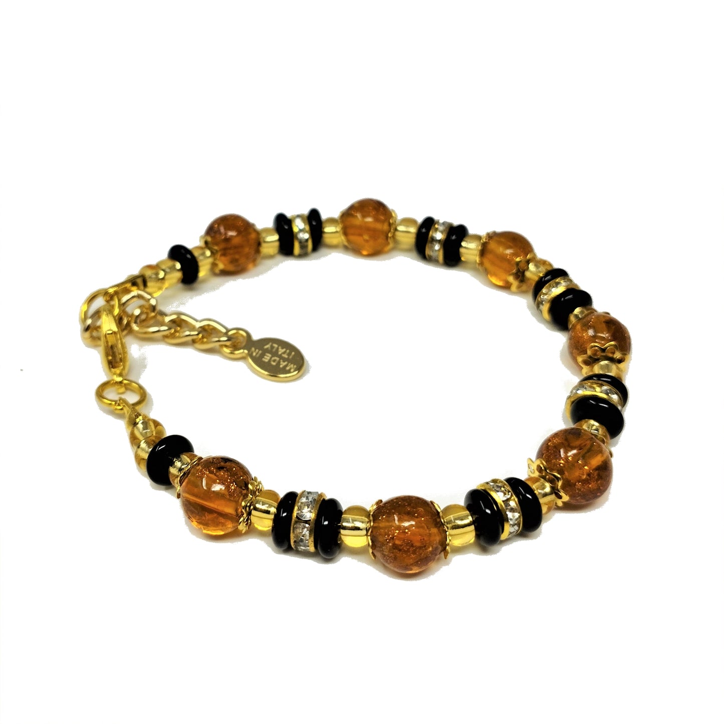 Bracciale SERENISSIMA in perle di vetro di Murano idea regalo fashion gioiello elegante