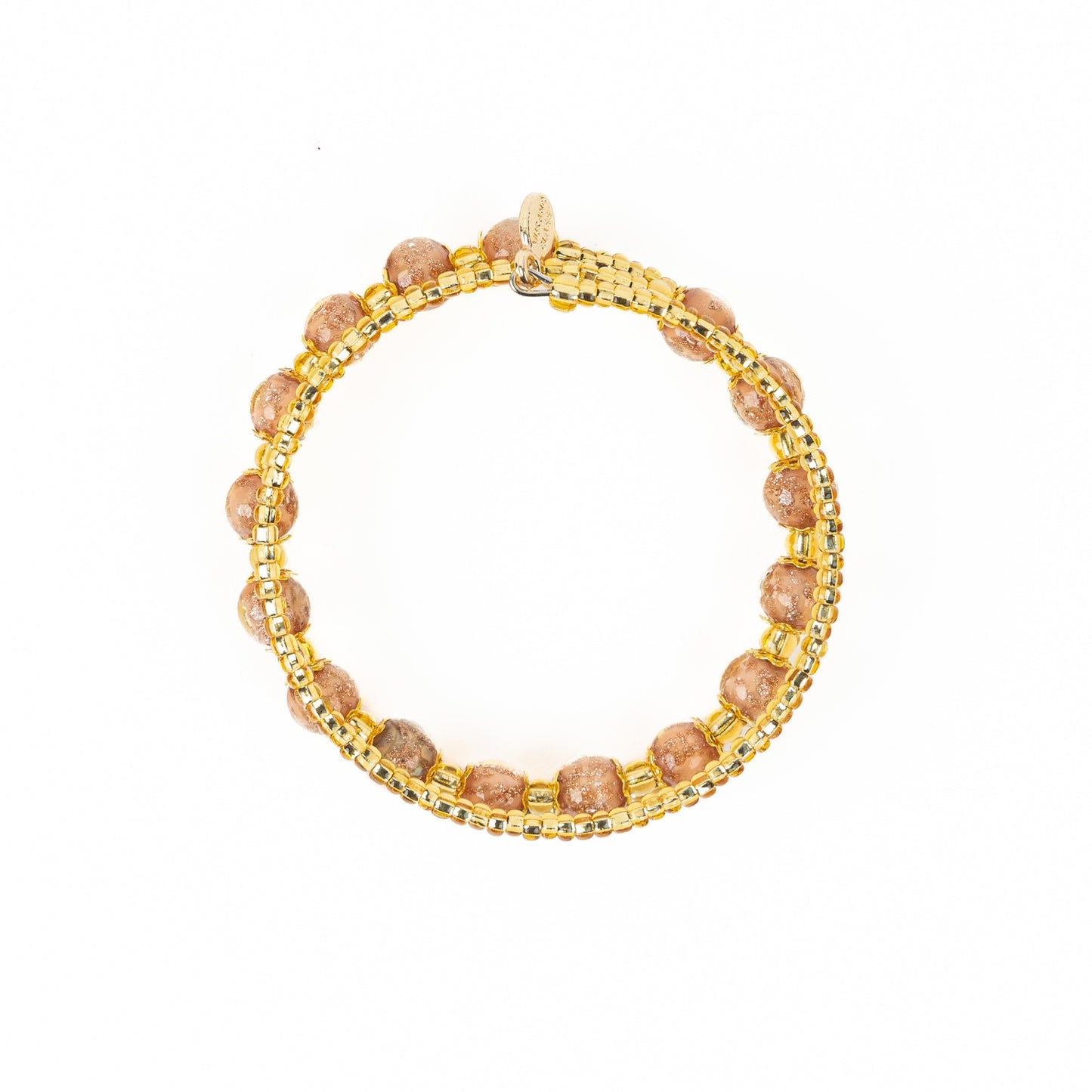 Bracciale REZZONICO in perle di vetro di Murano idea regalo fashion gioiello elegante
