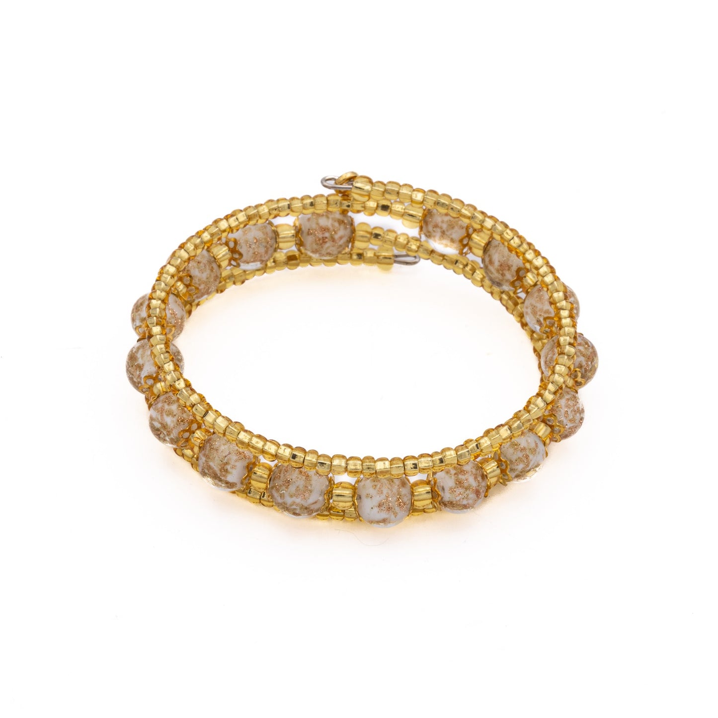 Bracciale REZZONICO in perle di vetro di Murano idea regalo fashion gioiello elegante