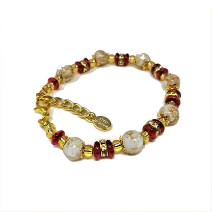 Bracciale SERENISSIMA in perle di vetro di Murano idea regalo fashion gioiello elegante