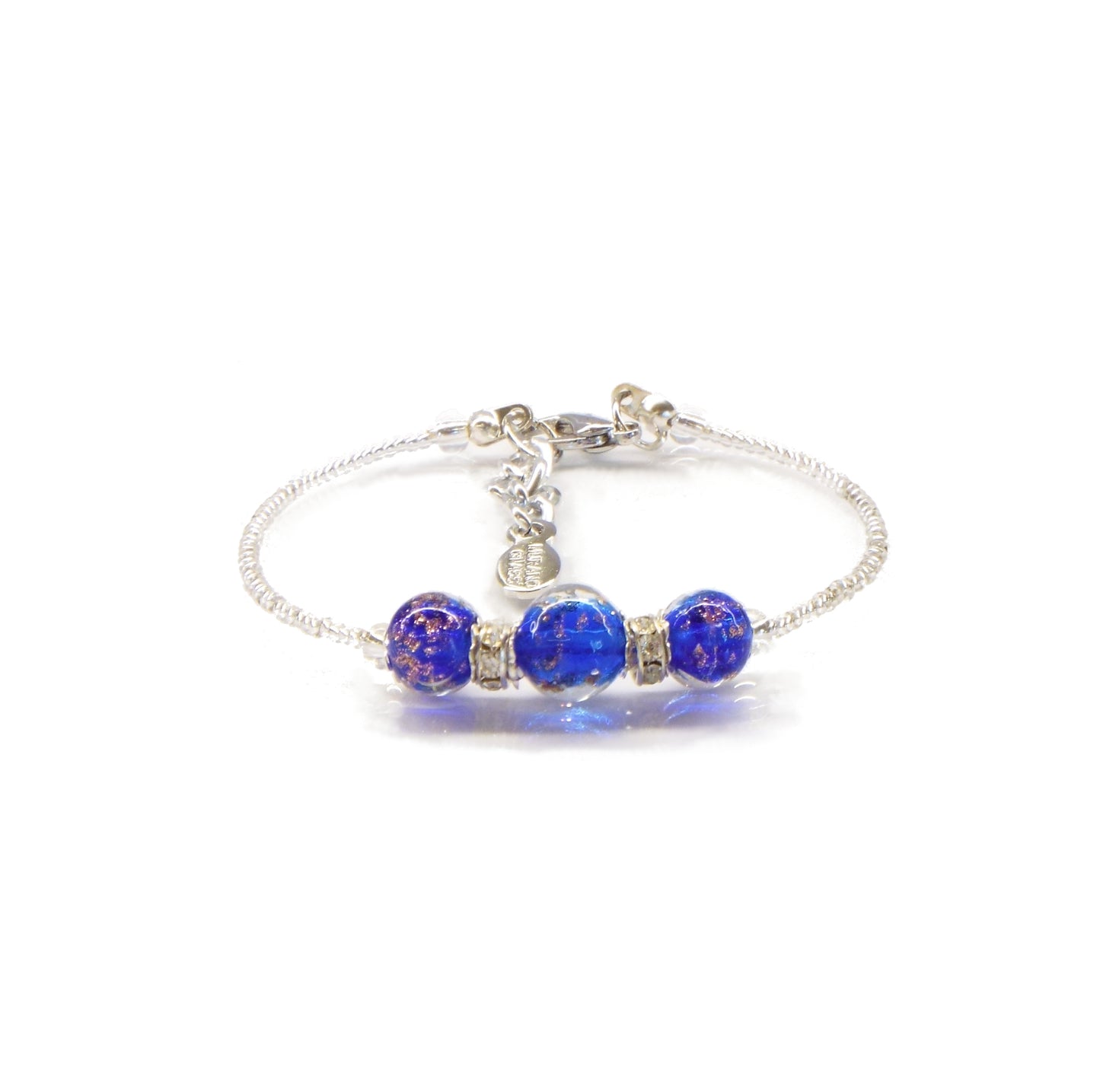 Bracciale LUCY in perle di vetro di Murano idea regalo fashion gioiello elegante
