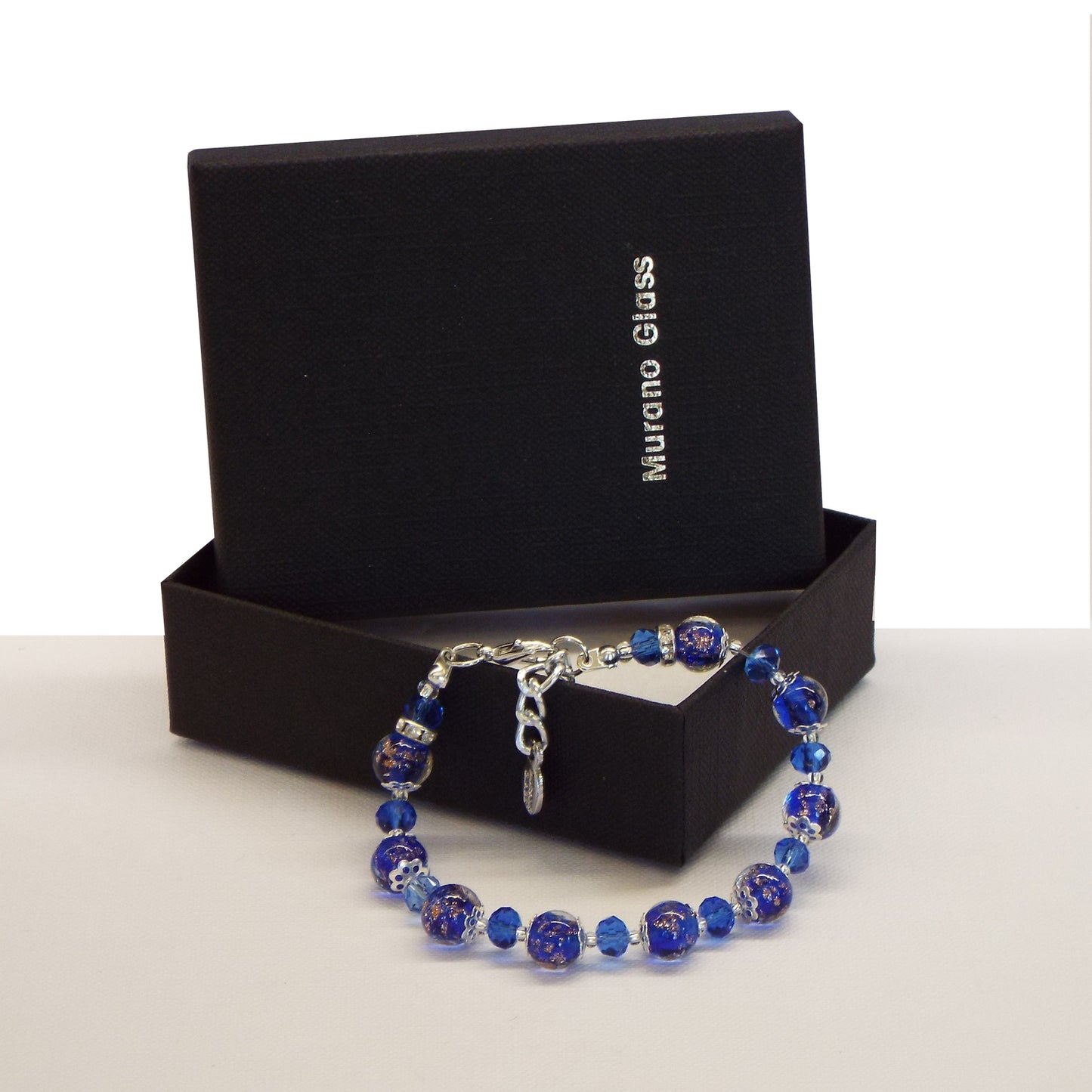 Bracciale ROSE in perle di vetro di Murano idea regalo fashion gioiello elegante