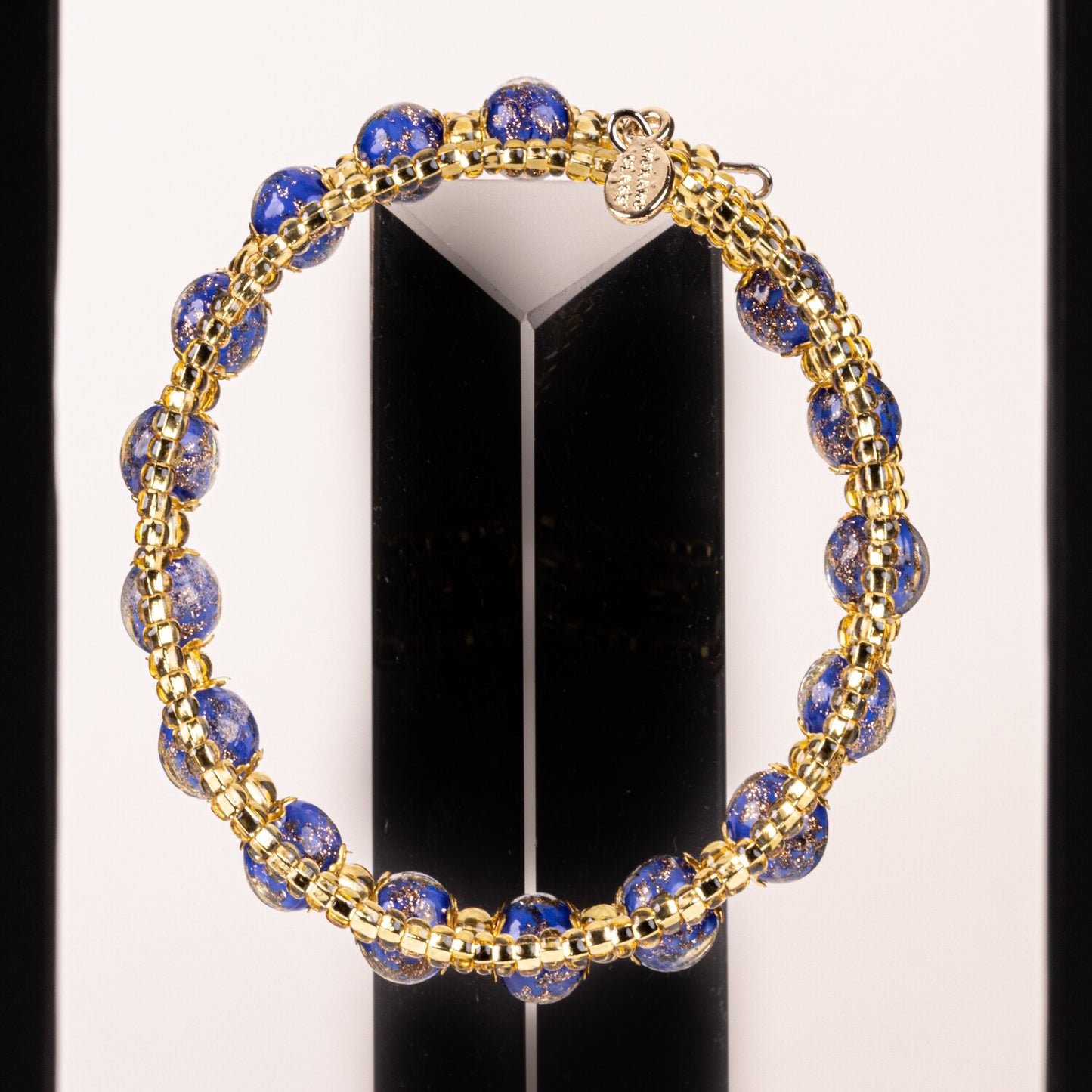 Bracciale REZZONICO in perle di vetro di Murano idea regalo fashion gioiello elegante
