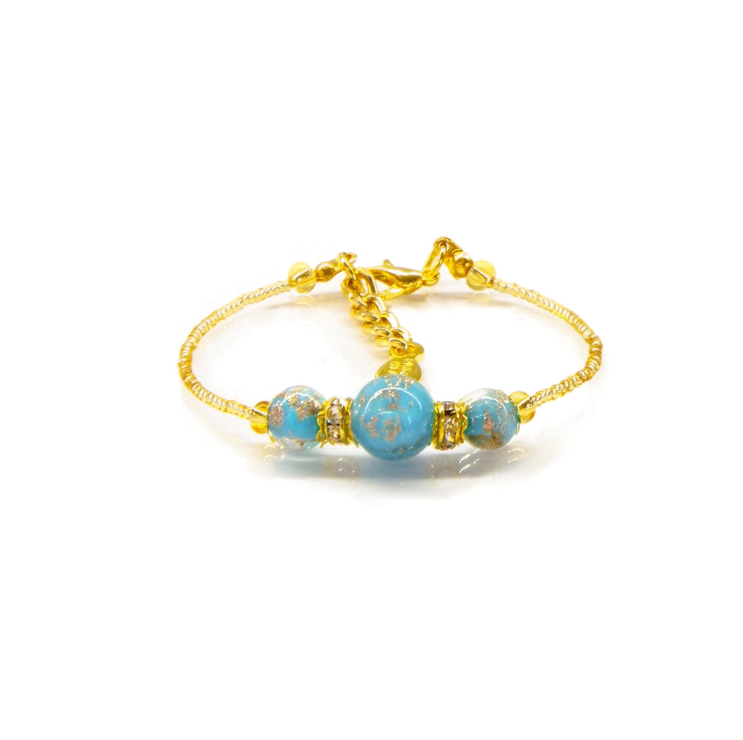 Bracciale LUCY in perle di vetro di Murano idea regalo fashion gioiello elegante