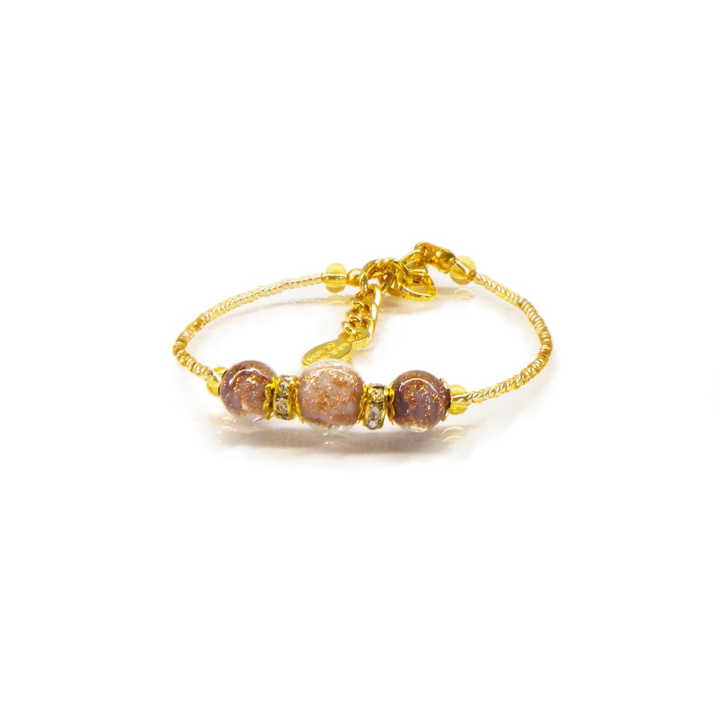 Bracciale LUCY in perle di vetro di Murano idea regalo fashion gioiello elegante
