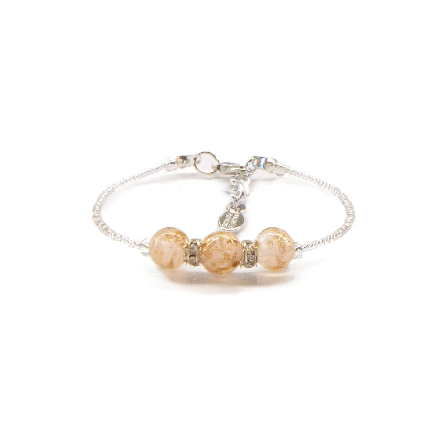 Bracciale LUCY in perle di vetro di Murano idea regalo fashion gioiello elegante