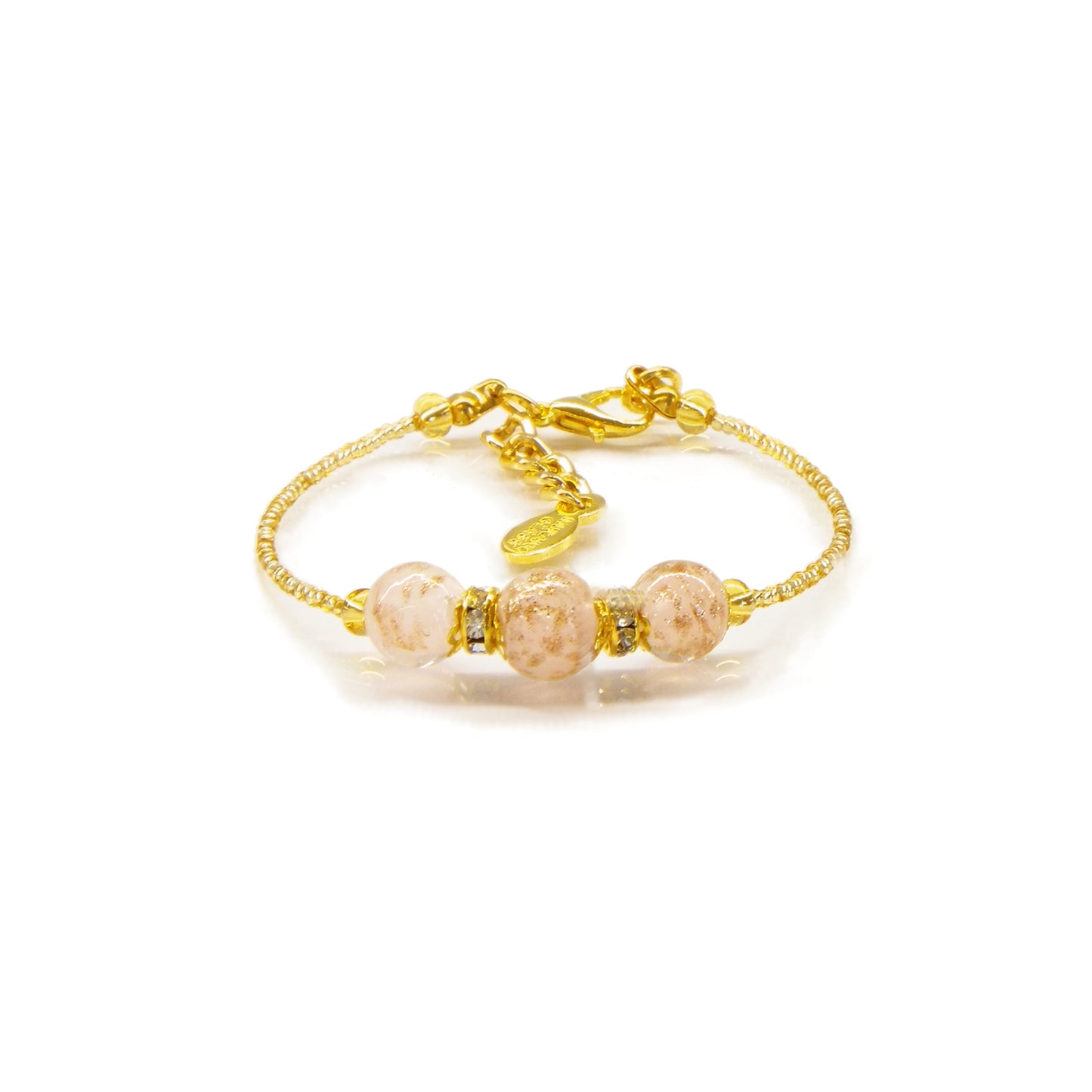 Bracciale LUCY in perle di vetro di Murano idea regalo fashion gioiello elegante
