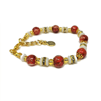 Bracciale SERENISSIMA in perle di vetro di Murano idea regalo fashion gioiello elegante