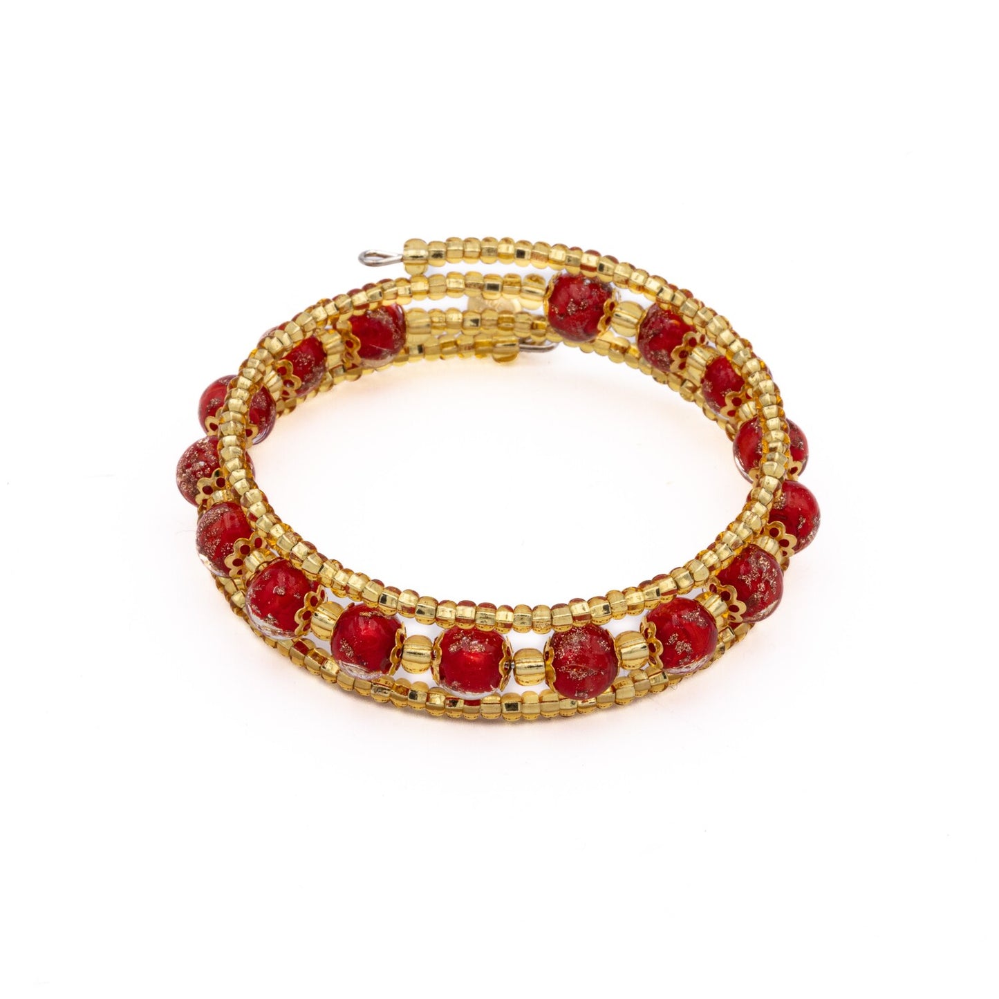 Bracciale REZZONICO in perle di vetro di Murano idea regalo fashion gioiello elegante