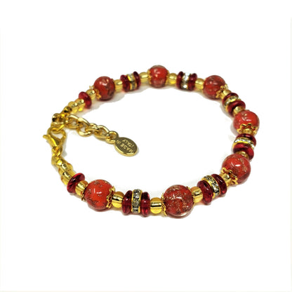 Bracciale SERENISSIMA in perle di vetro di Murano idea regalo fashion gioiello elegante
