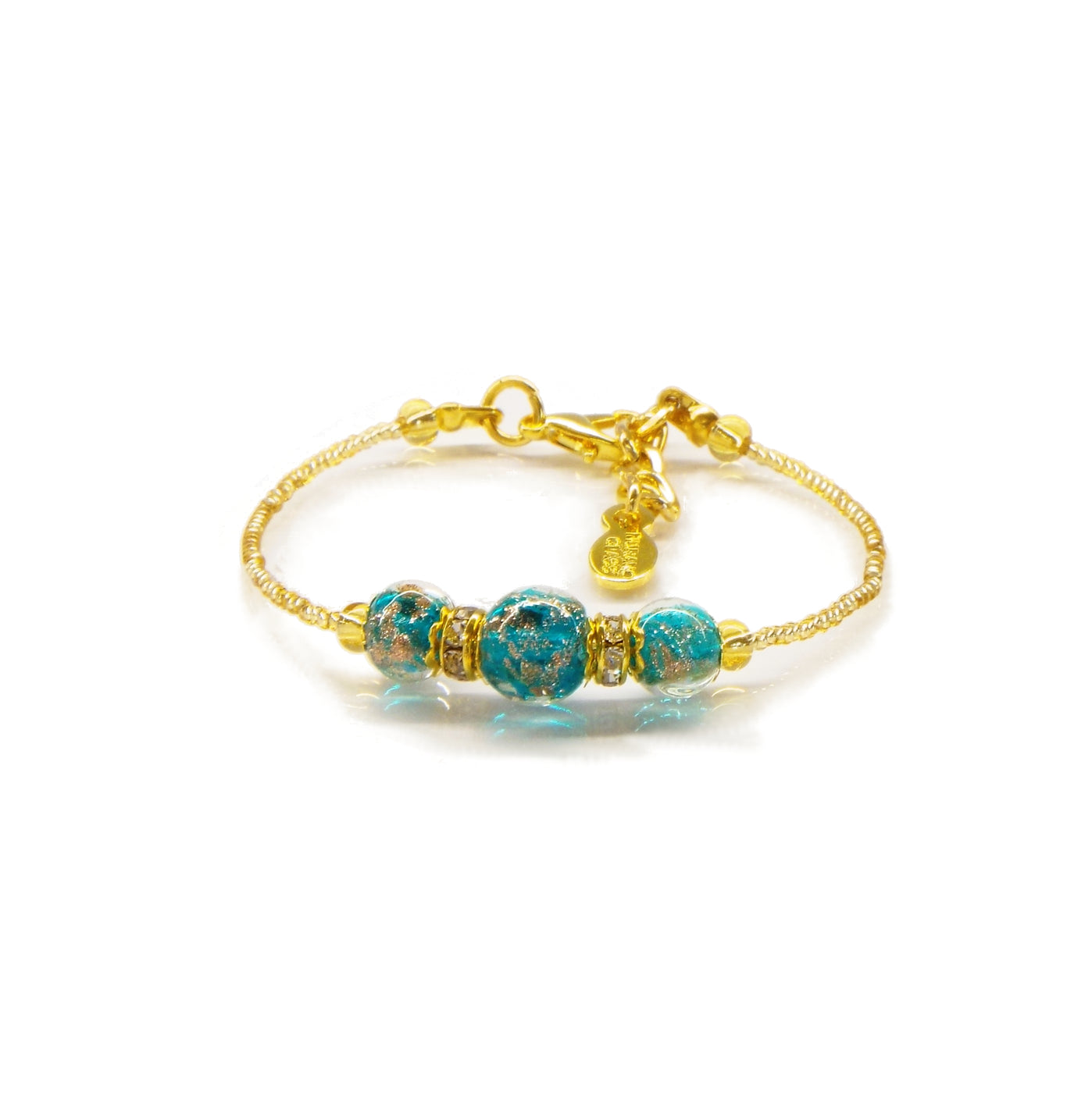 Bracciale LUCY in perle di vetro di Murano idea regalo fashion gioiello elegante