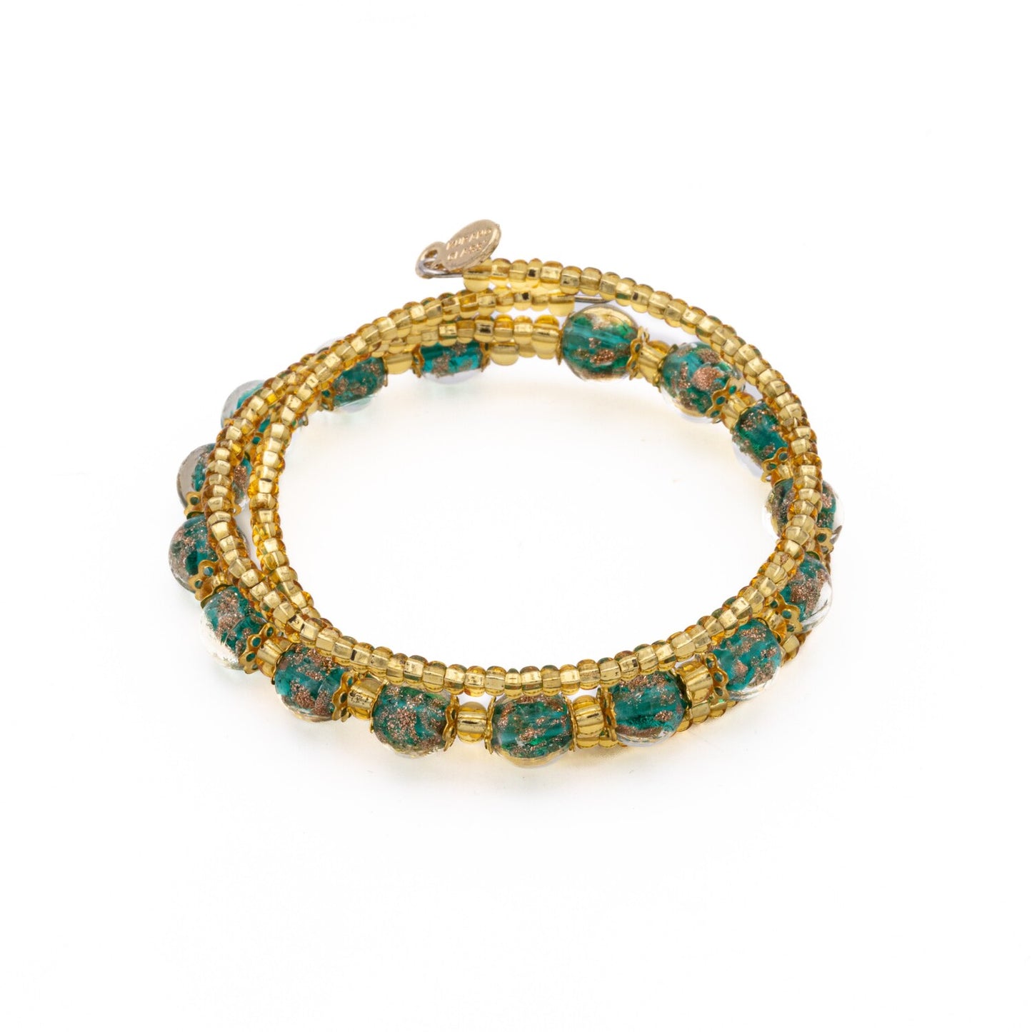 Bracciale REZZONICO in perle di vetro di Murano idea regalo fashion gioiello elegante