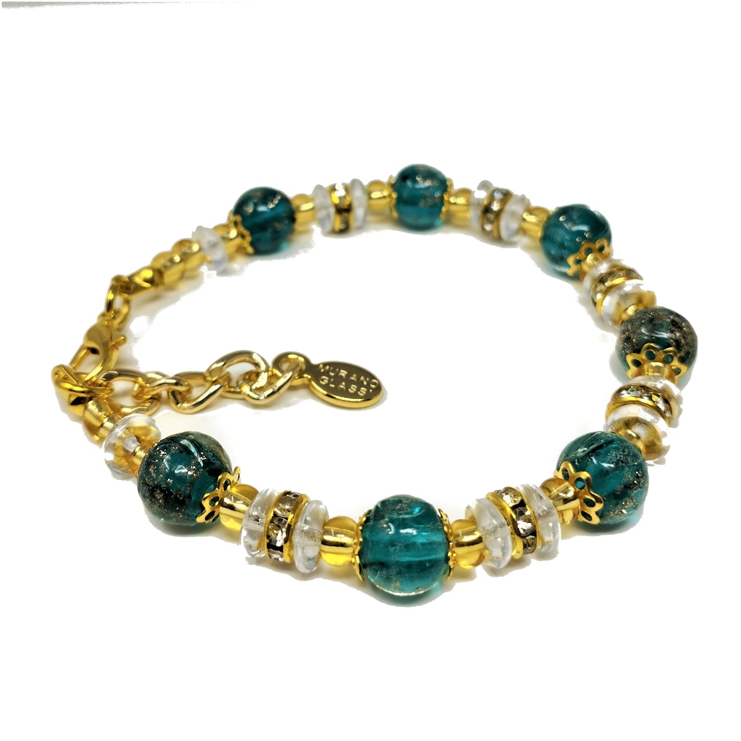 Bracciale SERENISSIMA in perle di vetro di Murano idea regalo fashion gioiello elegante