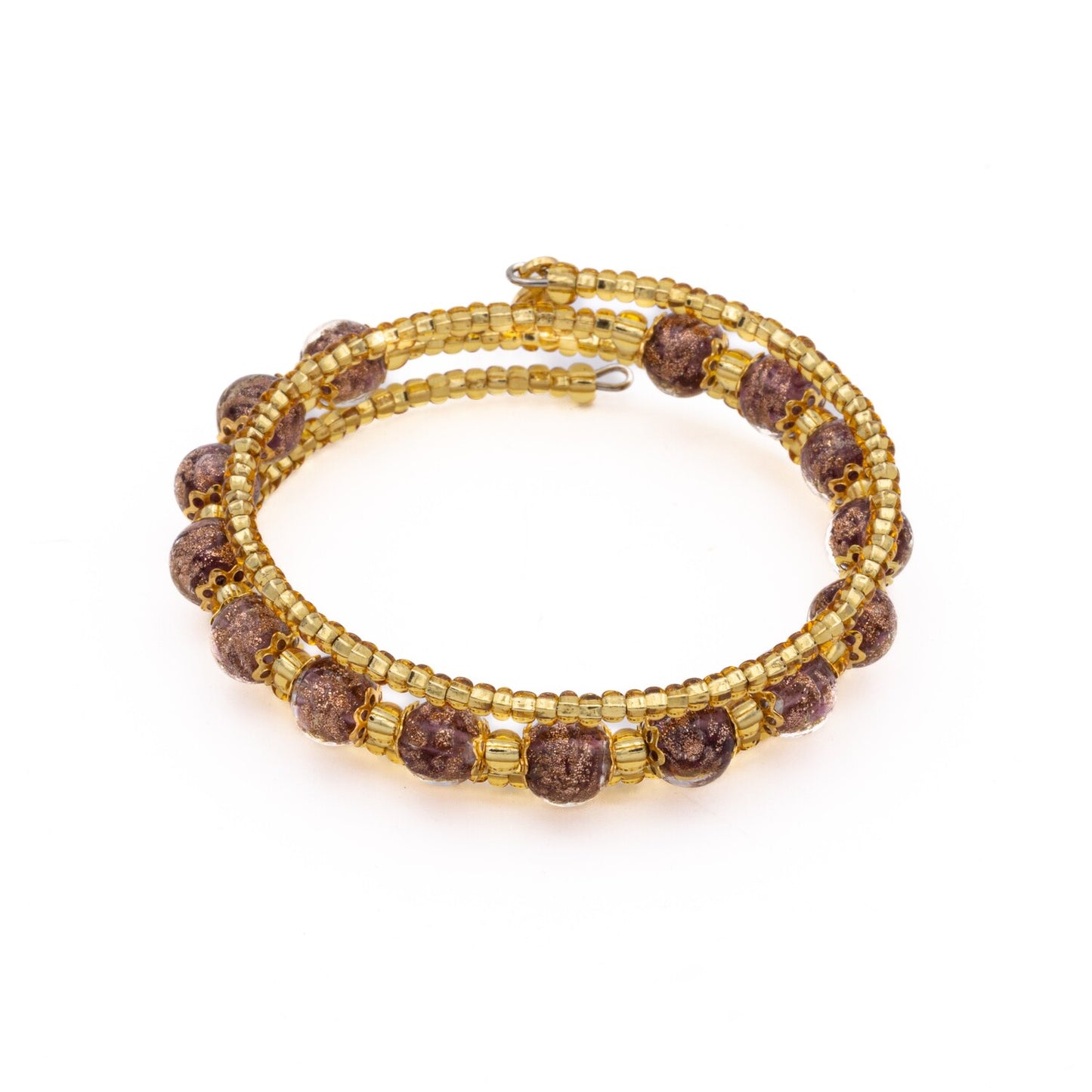 Bracciale REZZONICO in perle di vetro di Murano idea regalo fashion gioiello elegante