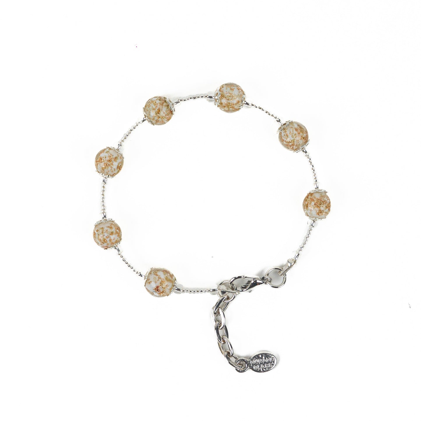 Bracciale VICKY in perle di vetro di Murano idea regalo fashion gioiello elegante