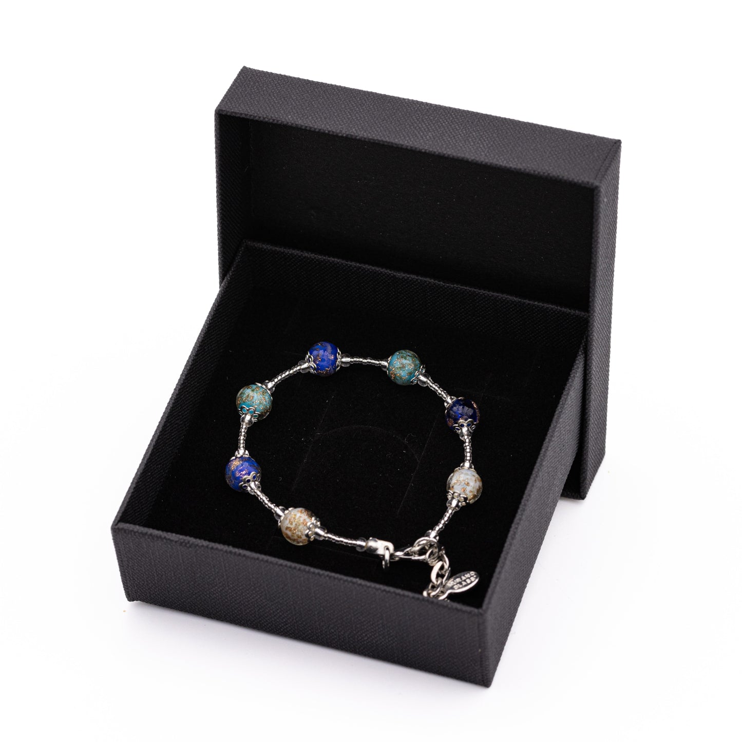 Bracciale VICKY in perle di vetro di Murano idea regalo fashion gioiello elegante