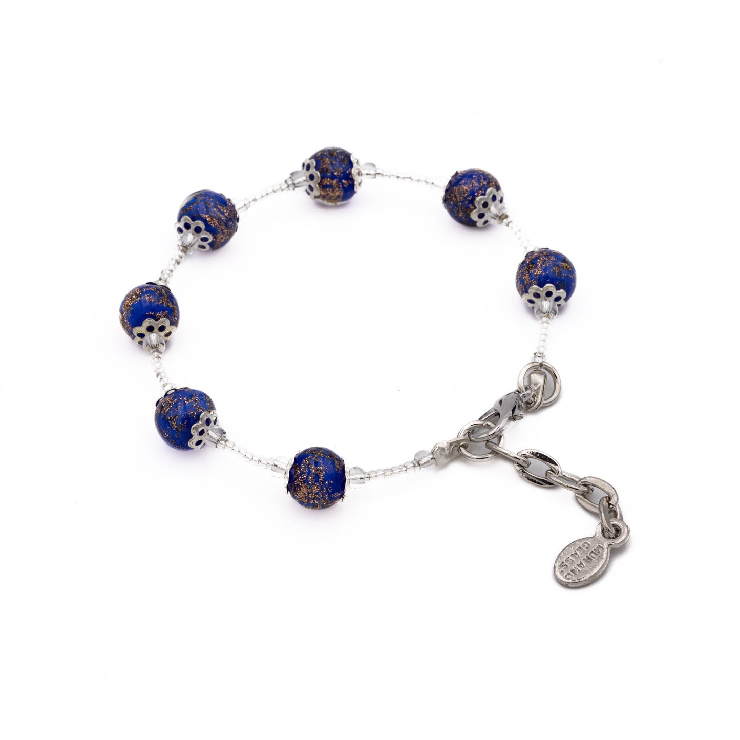 Bracciale VICKY in perle di vetro di Murano idea regalo fashion gioiello elegante