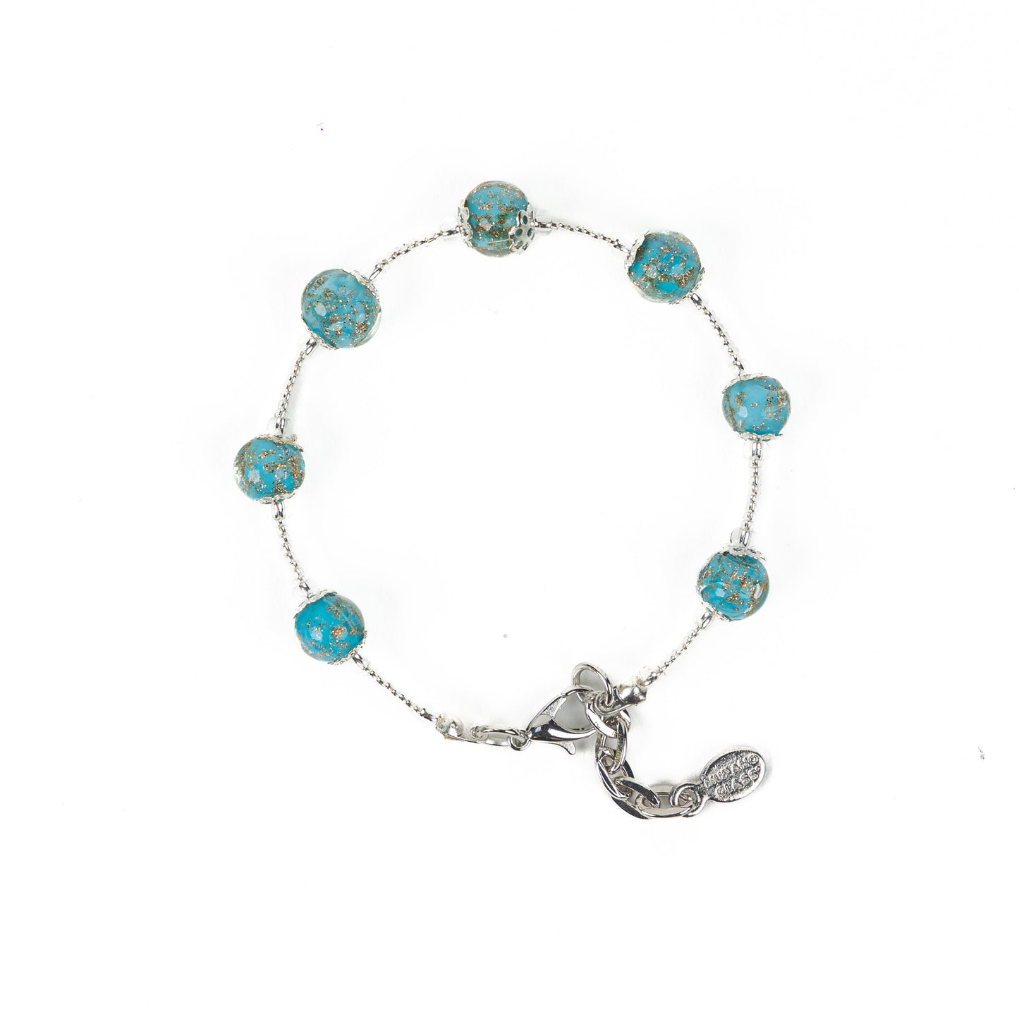 Bracciale VICKY in perle di vetro di Murano idea regalo fashion gioiello elegante