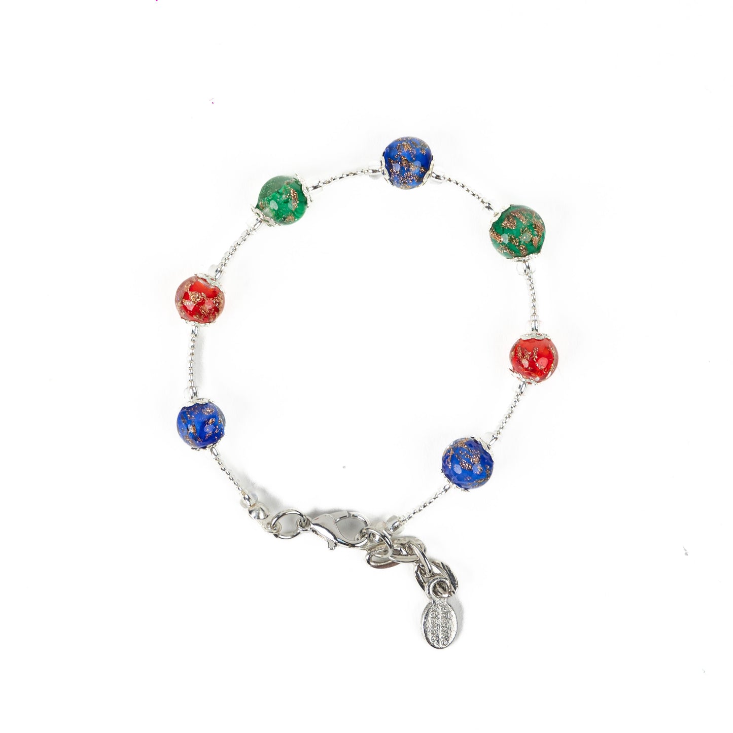 Bracciale VICKY in perle di vetro di Murano idea regalo fashion gioiello elegante