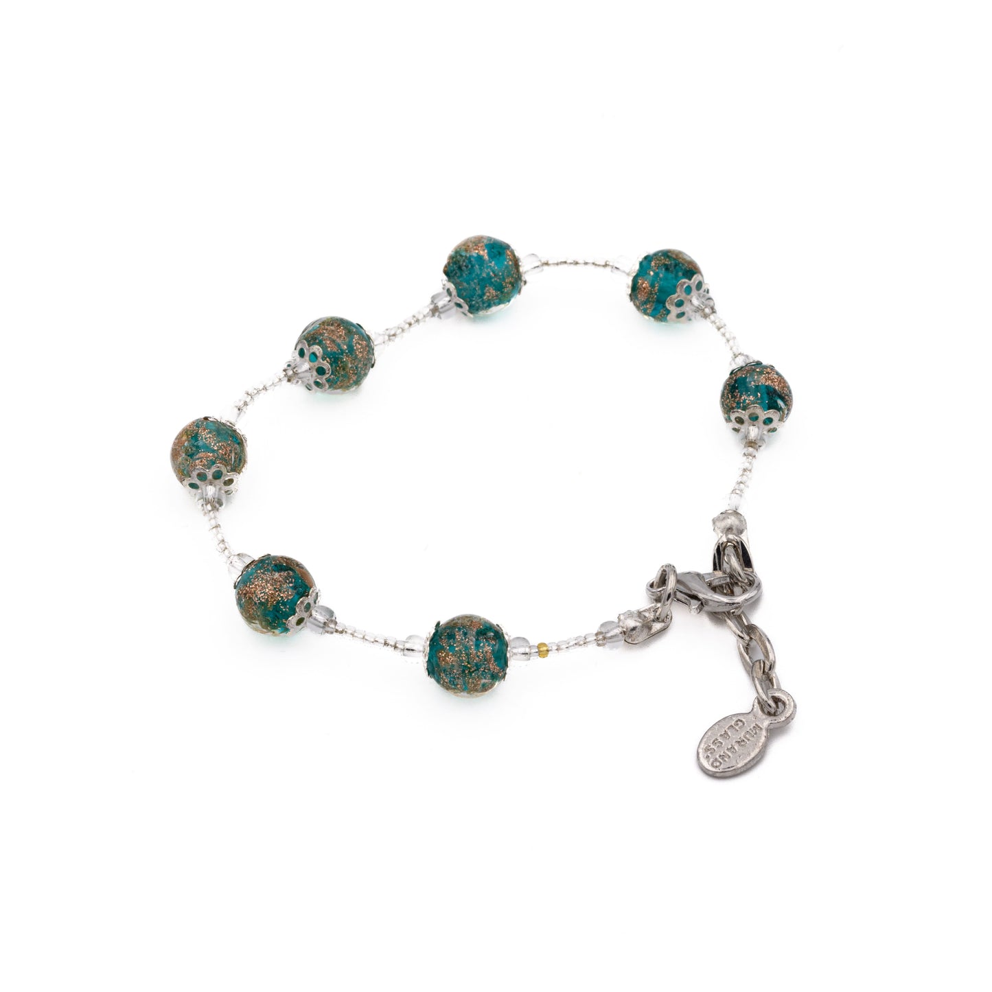 Bracciale VICKY in perle di vetro di Murano idea regalo fashion gioiello elegante