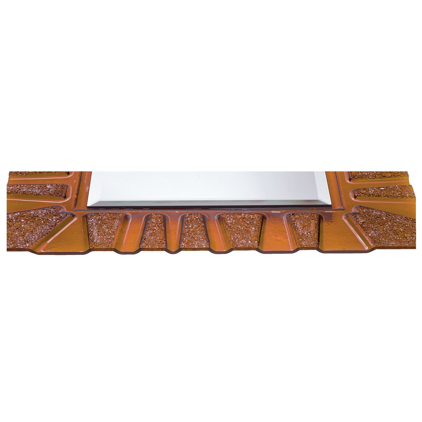 Specchiera da parete rettangolare in vetro Fusione decoro CAESAR cm. 80x60