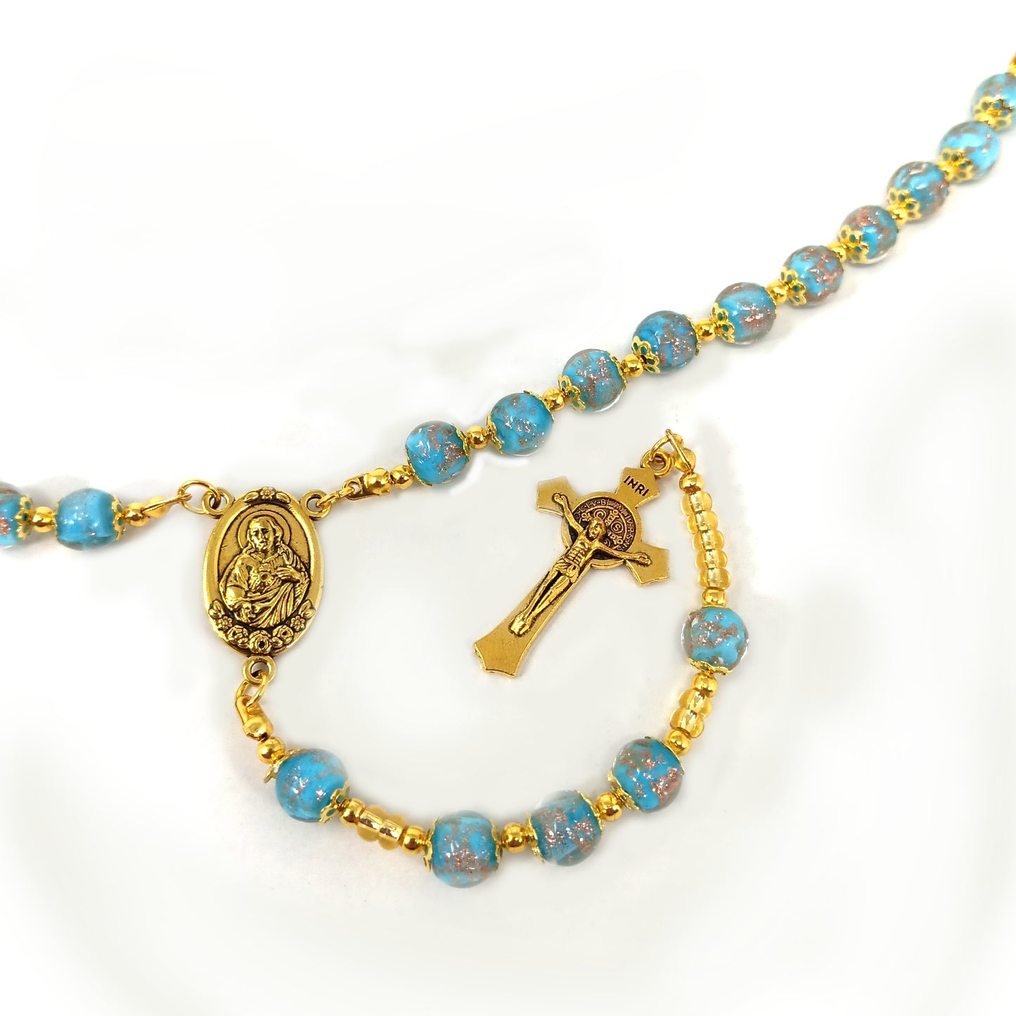 ROSARIO in perle di vetro di Murano idea regalo fashion gioiello elegante