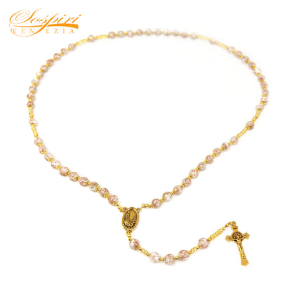 ROSARIO in perle di vetro di Murano idea regalo fashion gioiello elegante