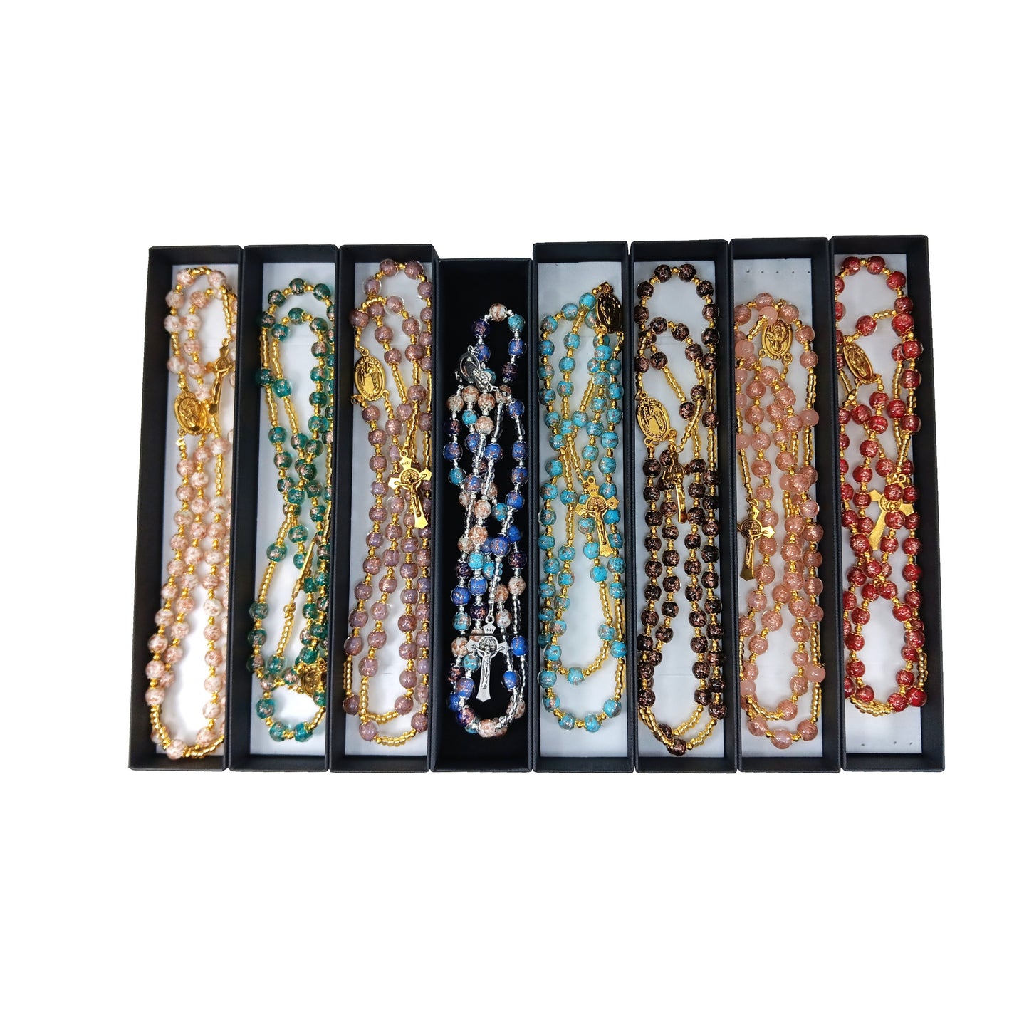 ROSARIO in perle di vetro di Murano idea regalo fashion gioiello elegante