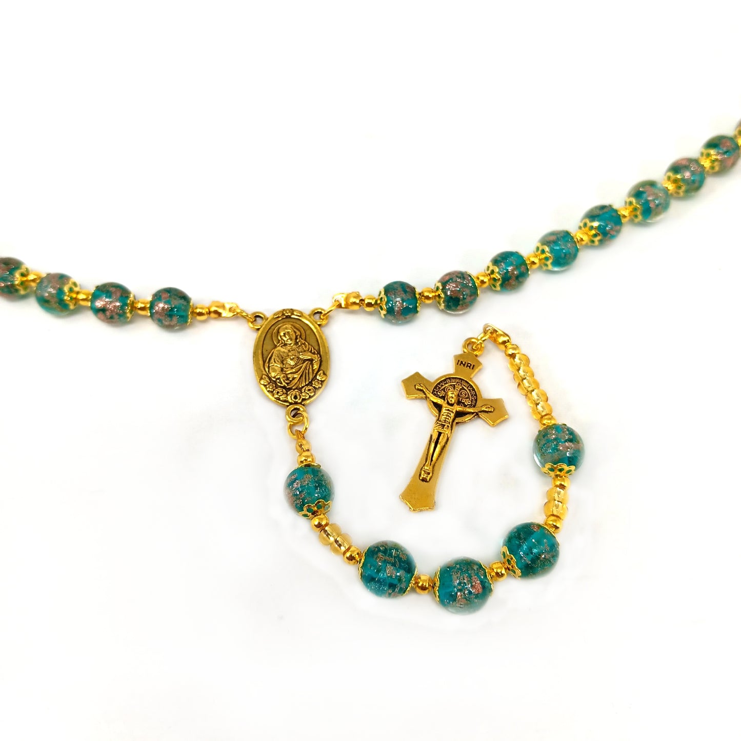 ROSARIO in perle di vetro di Murano idea regalo fashion gioiello elegante